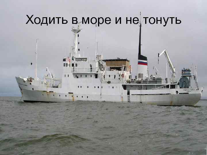 Ходить в море и не тонуть 