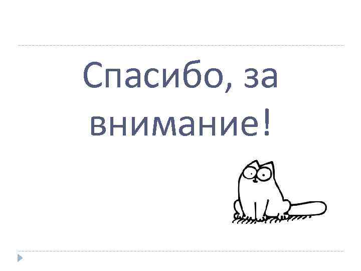 Спасибо, за внимание! 