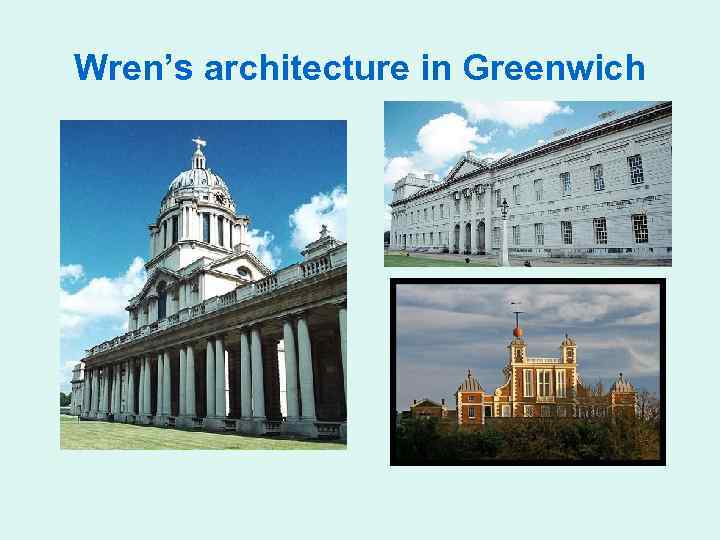 Wren’s architecture in Greenwich 