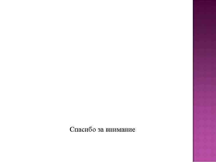 Спасибо за внимание 