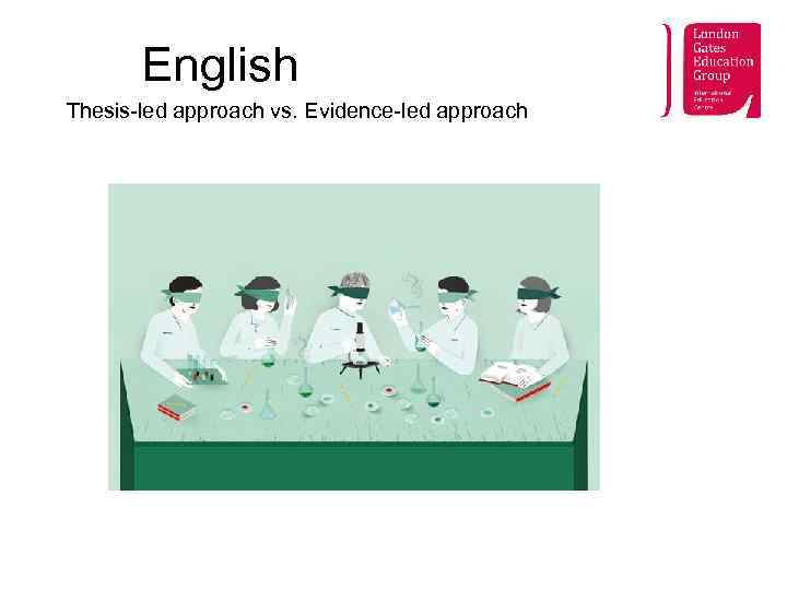 English Thesis-led approach vs. Evidence-led approach 