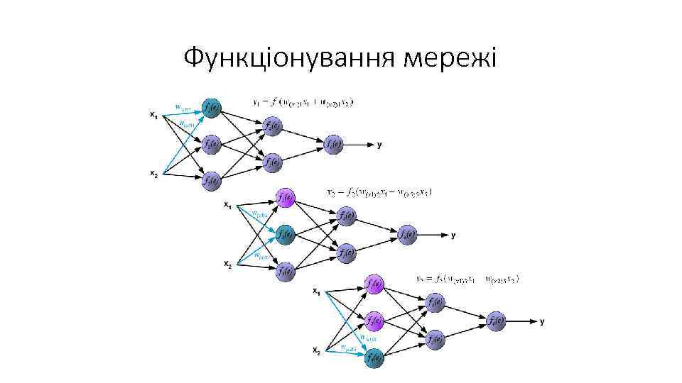 Функціонування мережі 