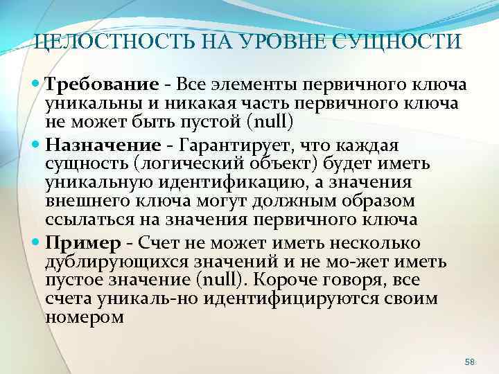 Сущность требований. Сущностные требования. Сущностный уровень.