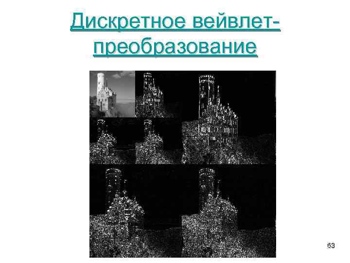 Дискретное вейвлетпреобразование 63 