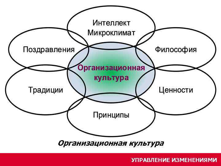 Организационная культура УПРАВЛЕНИЕ ИЗМЕНЕНИЯМИ 