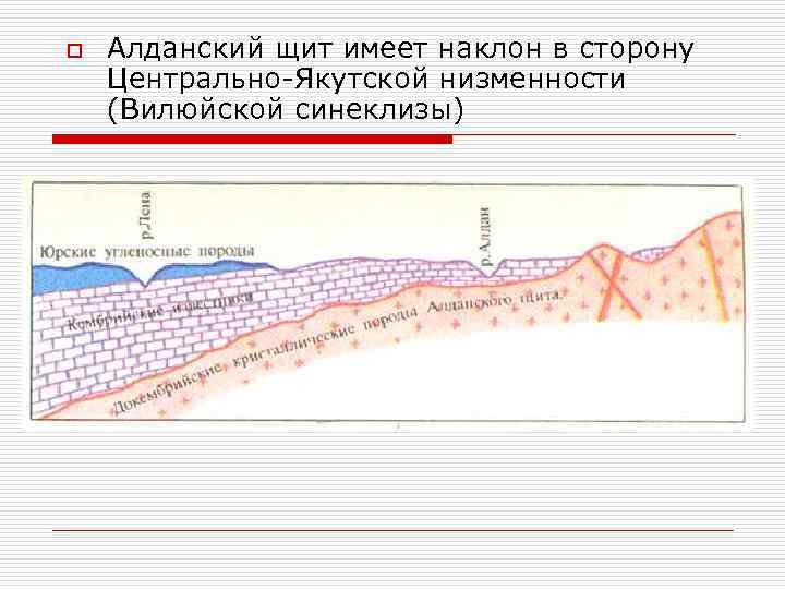 Алданский щит где находится на карте