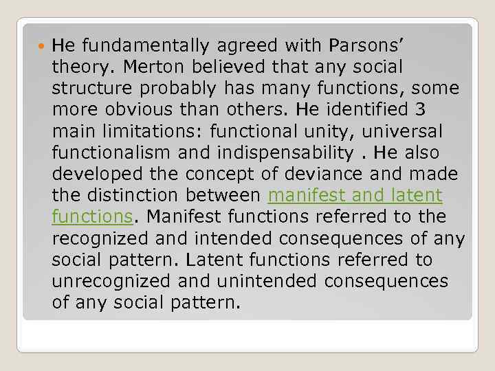 robert merton structural functional theory