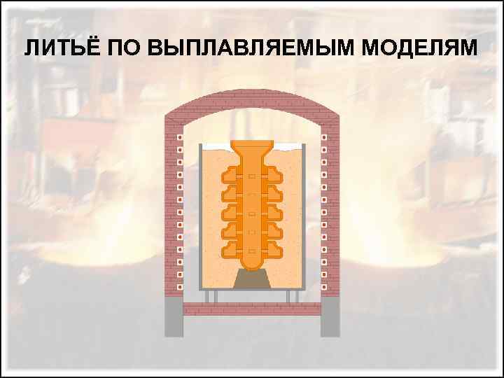 ЛИТЬЁ ПО ВЫПЛАВЛЯЕМЫМ МОДЕЛЯМ 