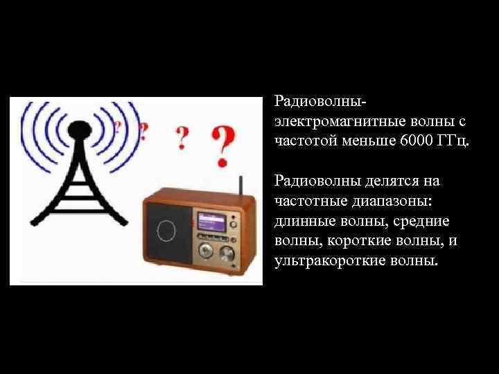 При помощи радиоволн можно передавать также и движущееся изображение