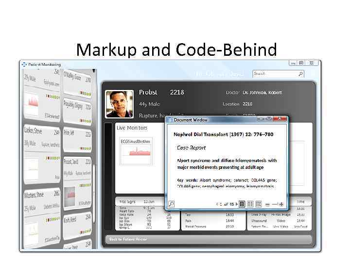 Markup and Code-Behind 