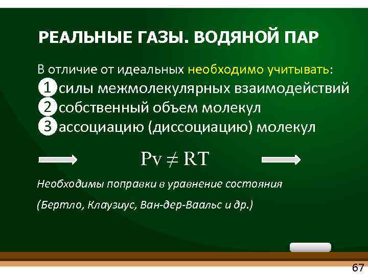 Реальные газы