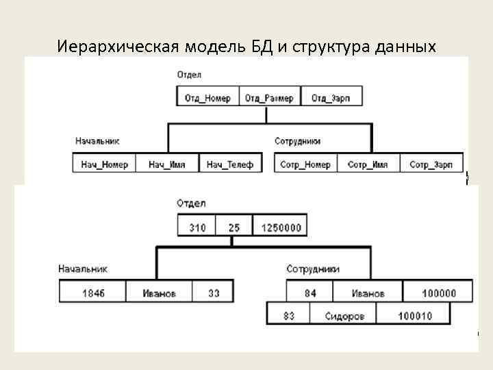 Иерархическая структура дерево