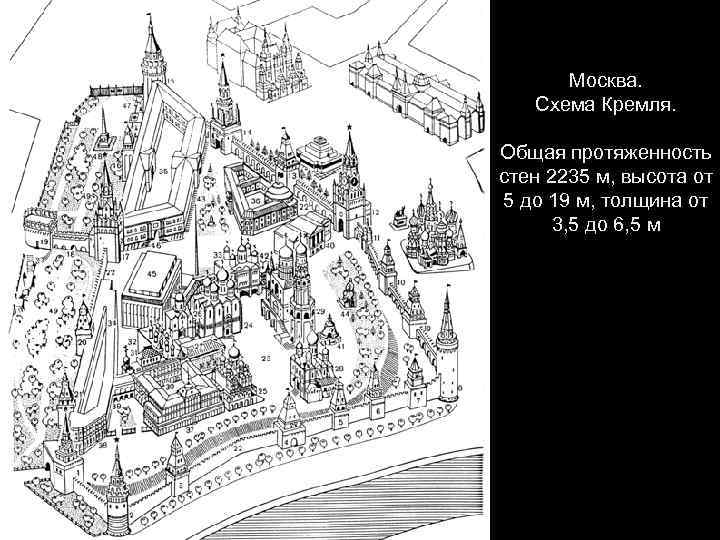 Схема кремля москва