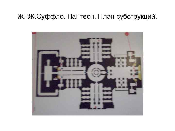 Ж. -Ж. Суффло. Пантеон. План субструкций. 
