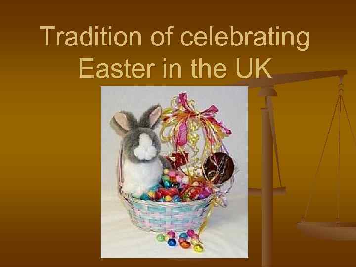 Tradition of celebrating Easter in the UK 