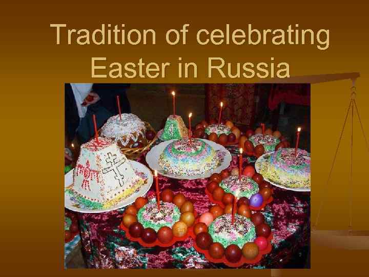Tradition of celebrating Easter in Russia 