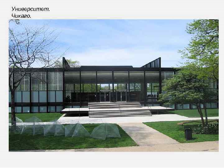 Университет. Чикаго. 