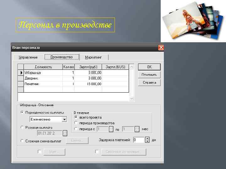 Персонал в производстве 