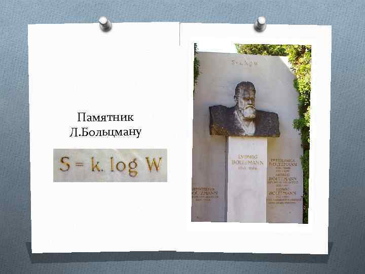 Памятник Л. Больцману 