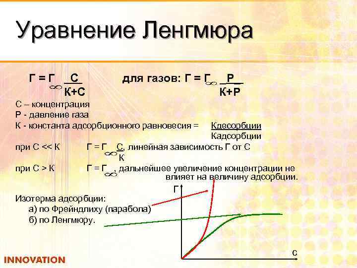 Уравнение при постоянном давлении