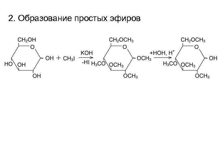 2. Образование простых эфиров 