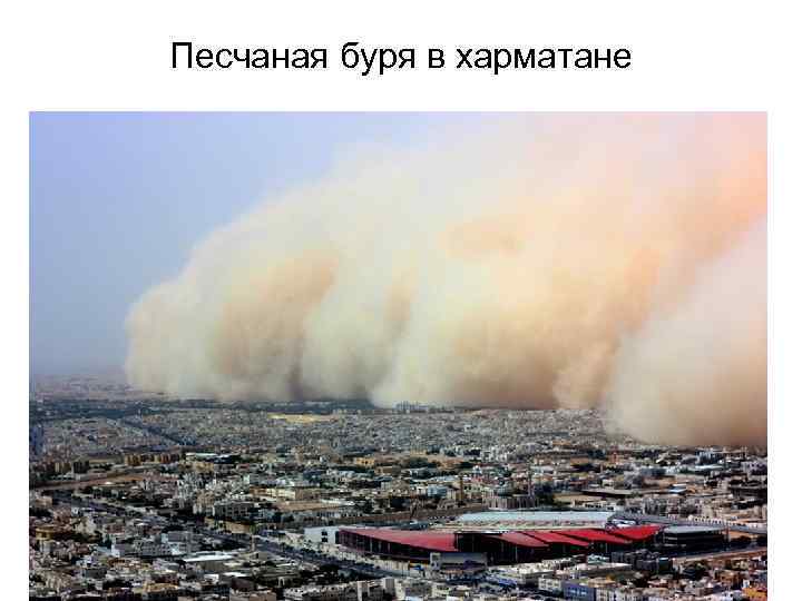 Песчаная буря в харматане 