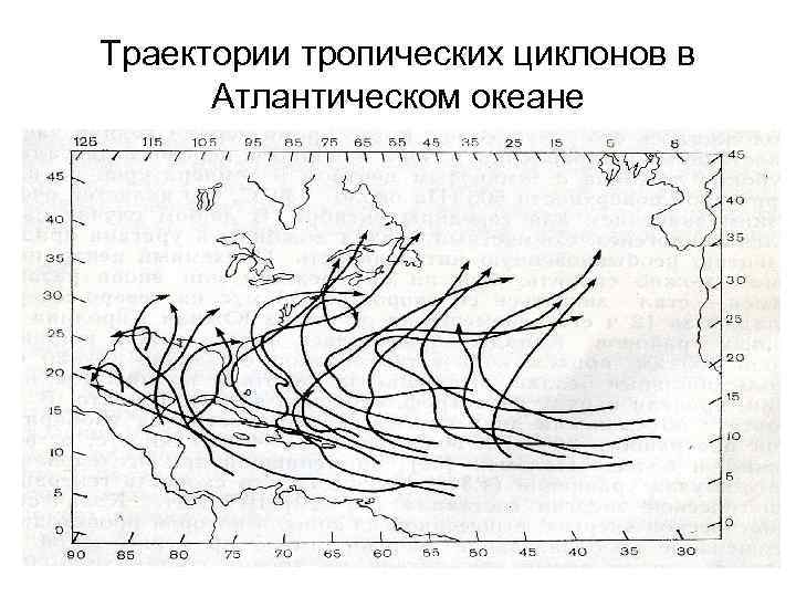 Карта циклонов на планете