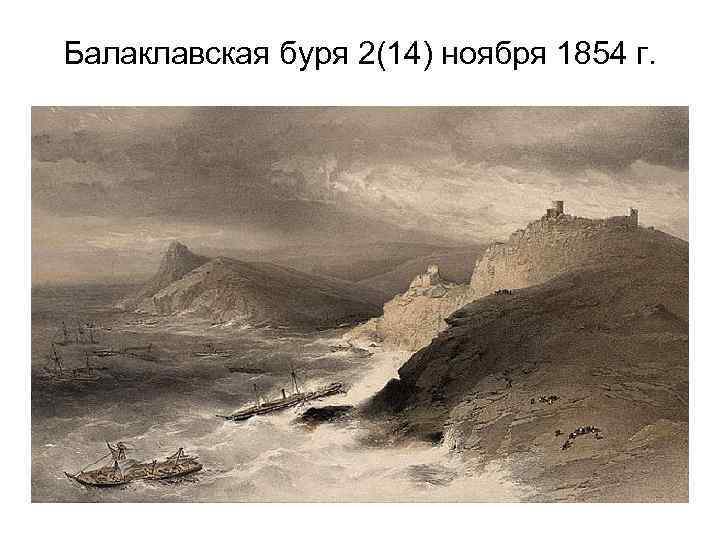 Балаклавская буря 2(14) ноября 1854 г. 