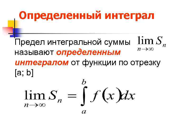 Определенный интеграл картинки