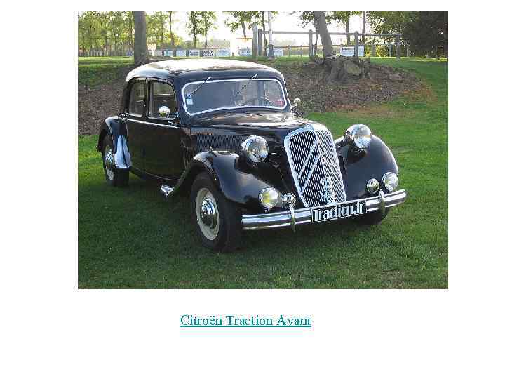 Citroën Traction Avant 