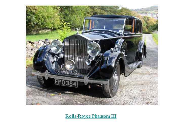 Rolls-Royce Phantom III 