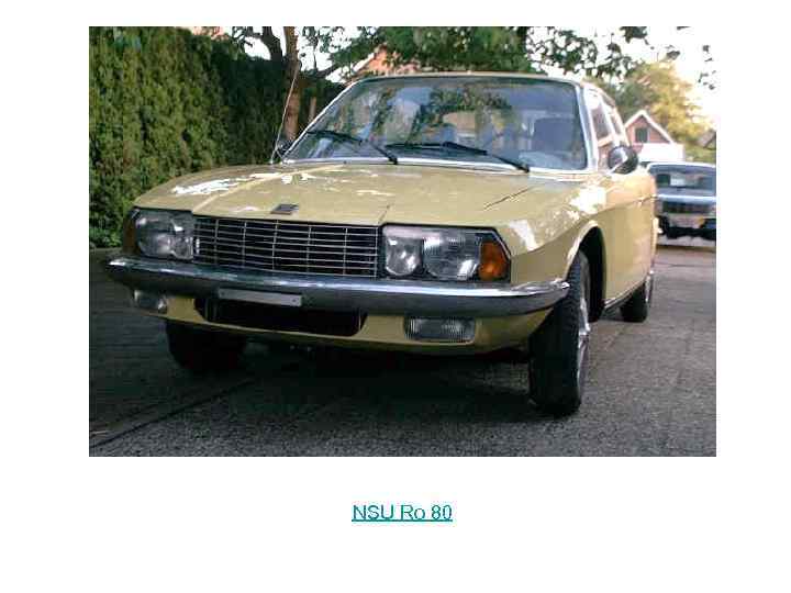 NSU Ro 80 