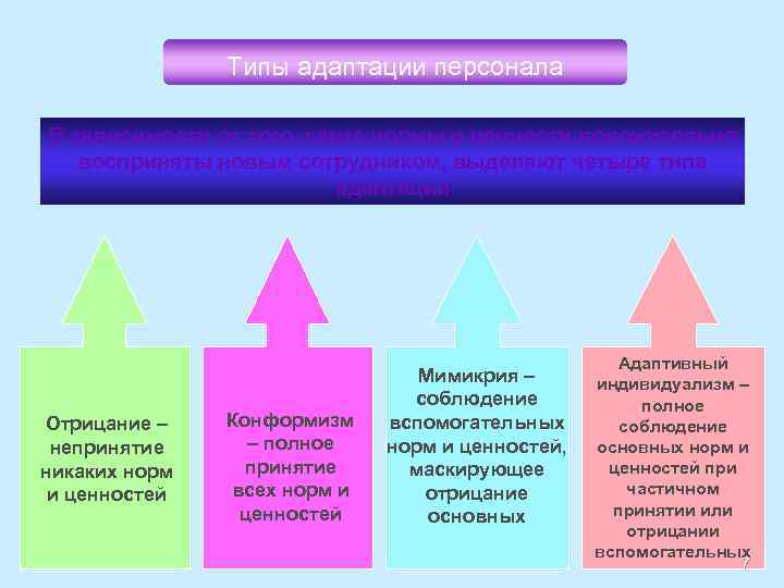 Профессиональная адаптация презентация