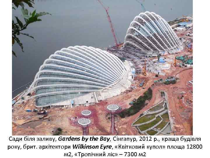 Сади біля заливу, Gardens by the Bay, Сінгапур, 2012 р. , краща будівля року,