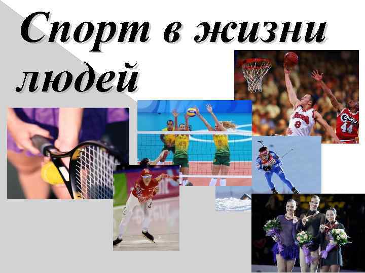 Спорт в жизни людей 