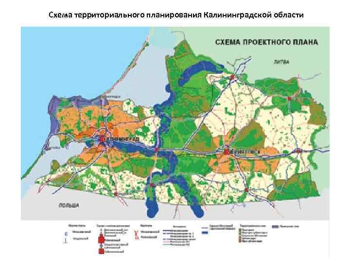 Калининградская область карта ландшафта