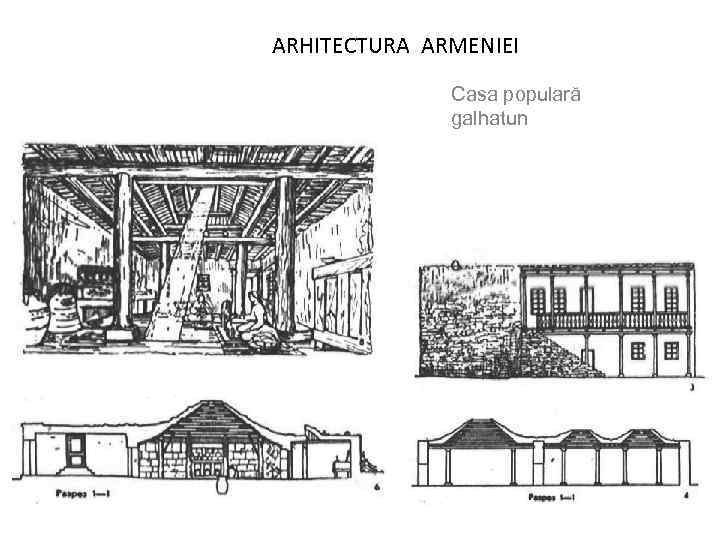 ARHITECTURA ARMENIEI Casa populară galhatun 
