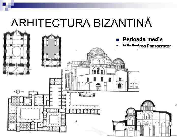 ARHITECTURA BIZANTINĂ n Perioada medie n Mănăstirea Pantacrator 