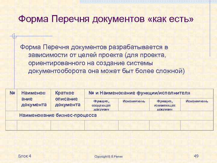 Проект исходящего документа составляется