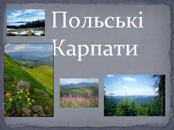 Польські Карпати 