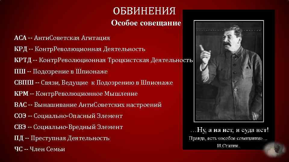 Презентация репрессии 30 х годов в ссср