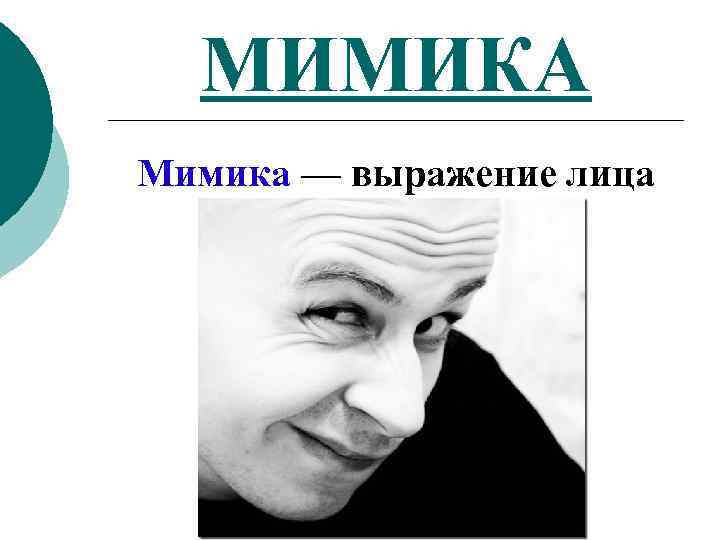 МИМИКА Мимика — выражение лица 