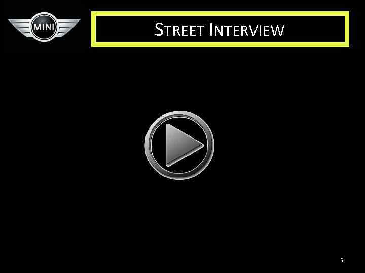 STREET INTERVIEW Video 5 
