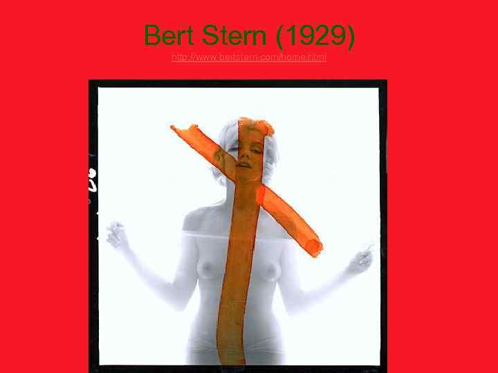 Bert Stern (1929) http: //www. bertstern. com/home. html 