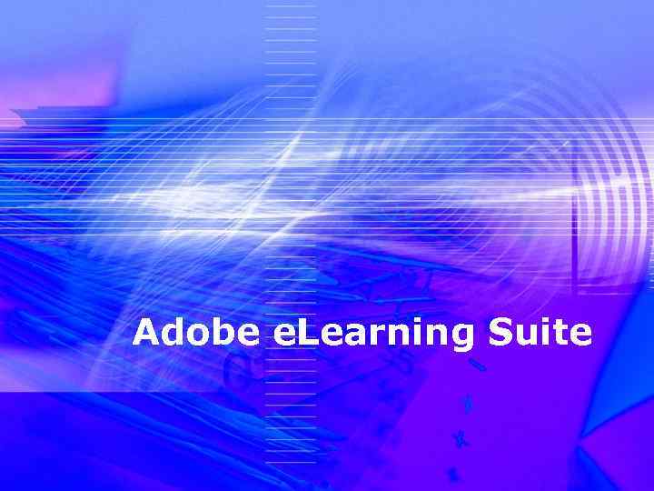 Adobe e. Learning Suite 