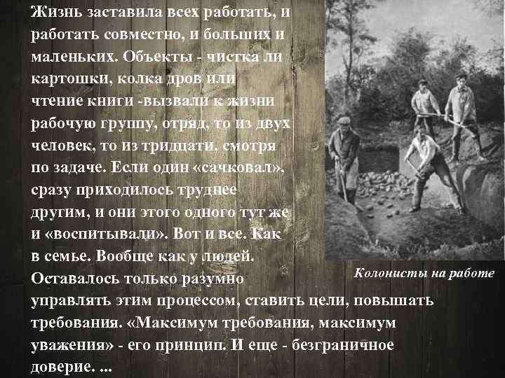 Жизнь заставила всех работать, и работать совместно, и больших и маленьких. Объекты - чистка