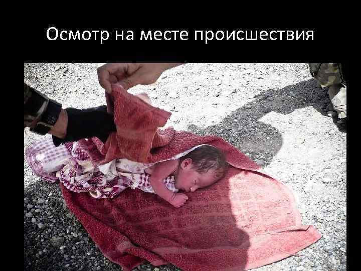 Осмотр на месте происшествия 