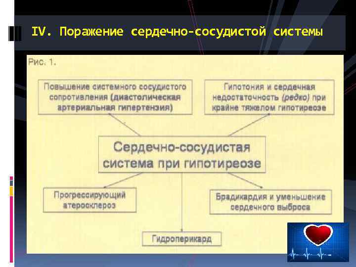 IV. Поражение сердечно-сосудистой системы 