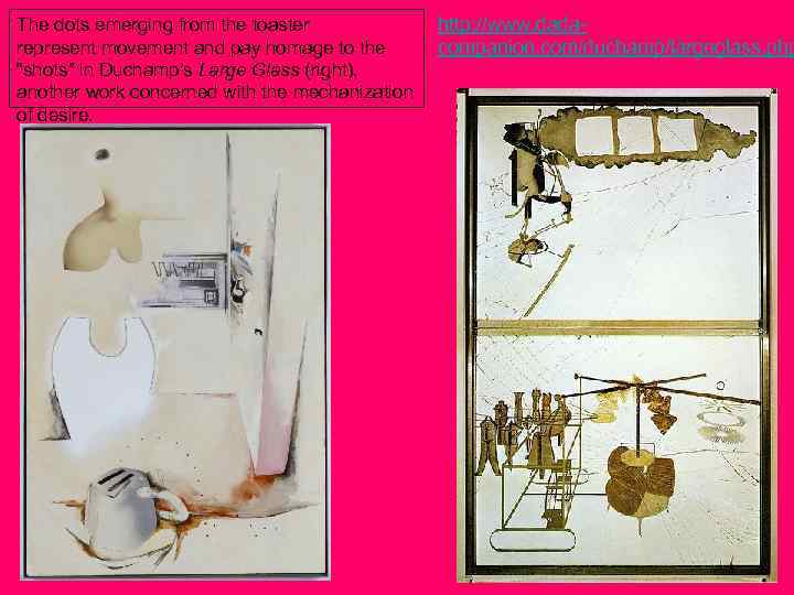 The dots emerging from the toaster represent movement and pay homage to the “shots”