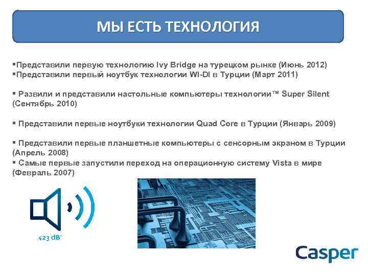 МЫ ЕСТЬ ТЕХНОЛОГИЯ §Представили первую технологию Ivy Bridge на турецком рынке (Июнь 2012) §Представили